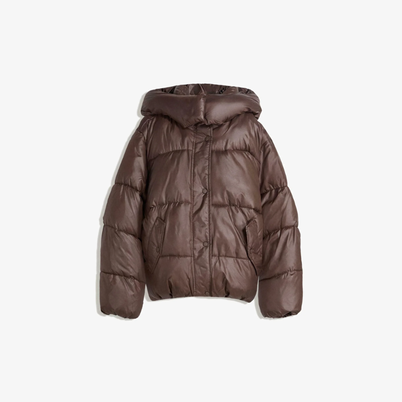 Giacca bomber lucida